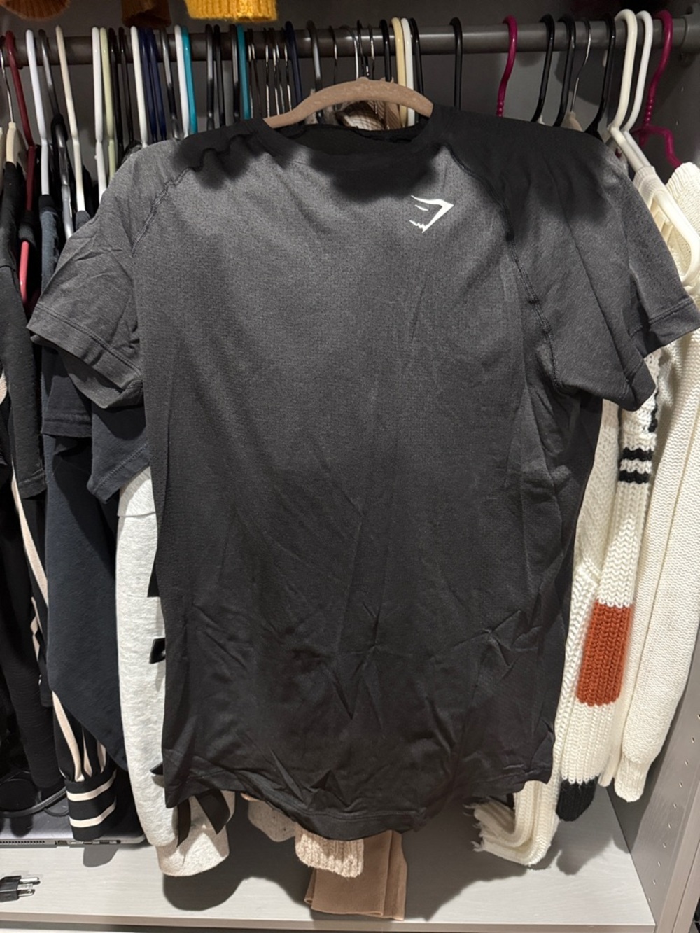 Gymshark Black Short Sleeve Performance Tee